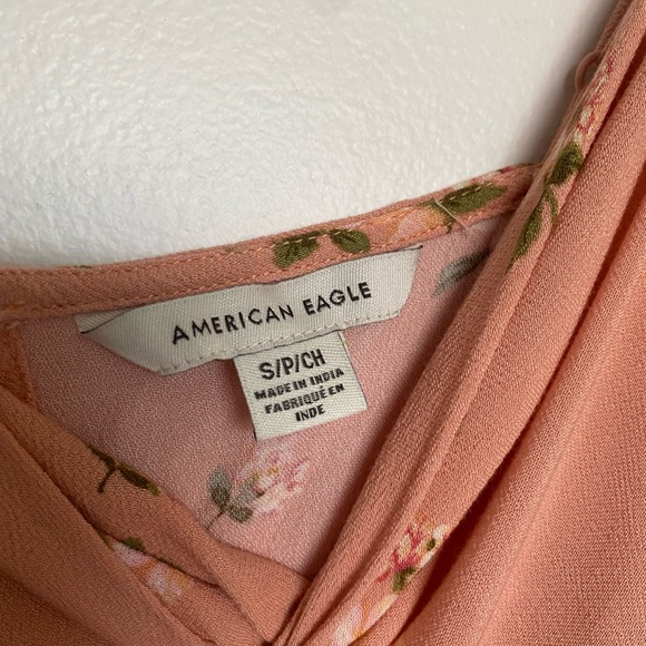 American Eagle floral peplum spaghetti strap - Picture 5 of 5